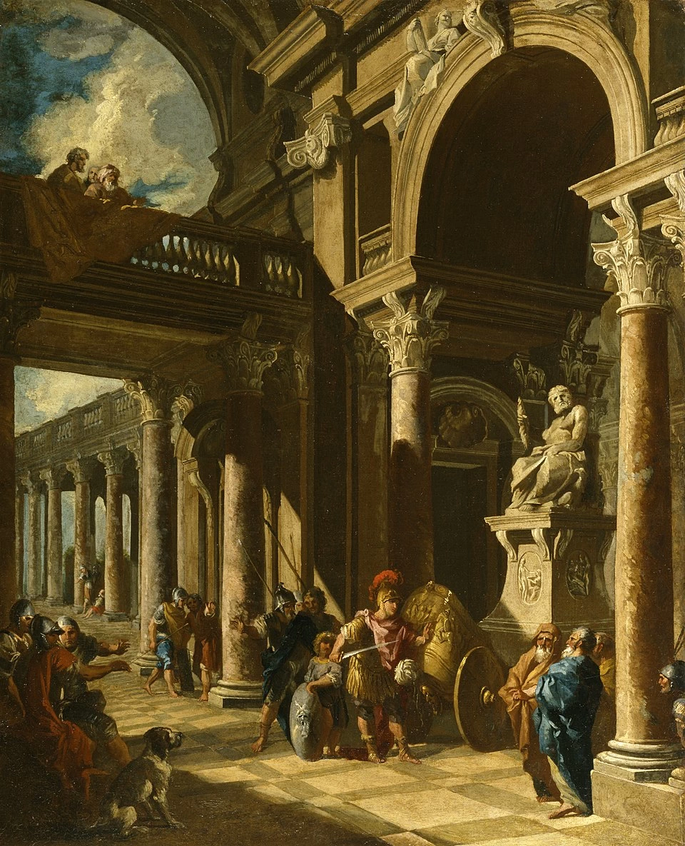 Alessandro Magno taglia il nodo gordiano - Walters Art Museum, Baltimora